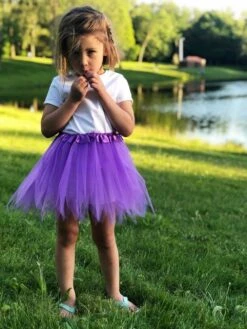 Purple Fairy Costume Pixie Tutu Skirt For Kids, Adults, Plus