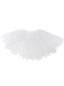 Pixie Cut Fairy Costume Tutu Skirt - Teen, Adult, Plus, & Extra Plus Size -Sydney So Sweet Pixie White