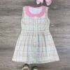 Preppy Pastel Plaid Girls Sleeveless Spring Dress -Sydney So Sweet Preppy Pastel Plaid Girls Sleeveless Spring Dress