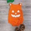 Pumpkin Orange Baby Bubble Romper -Sydney So Sweet Pumpkin Orange Baby Bubble Romper 8d580b5a cd43 458c 9026 94079251e515