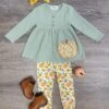 Pumpkin & Sunflower Patch Tunic & Leggings Girls Outfit