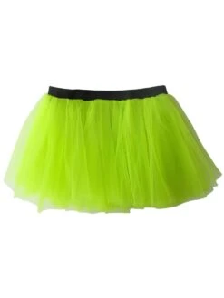 Adult Size Women's 5K Running Skirt Tutu Dance Costume Accessory For Dress Up -Sydney So Sweet Rave Neon Green