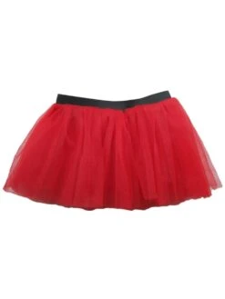 Adult Size Women's 5K Running Skirt Tutu Dance Costume Accessory For Dress Up -Sydney So Sweet Rave Red