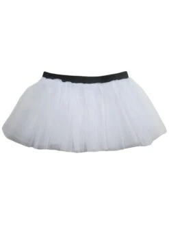 Adult Size Women's 5K Running Skirt Tutu Dance Costume Accessory For Dress Up -Sydney So Sweet Rave White