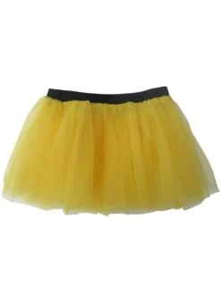 Adult Size Women's 5K Running Skirt Tutu Dance Costume Accessory For Dress Up -Sydney So Sweet Rave Yellow 1