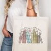It's A Good Day To Read A Book Cotton Canvas Tote Bag -Sydney So Sweet ReadBookTote Natural1