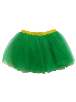 Green & Yellow Superhero Tutu Skirt Costume For Girls, Women, Plus