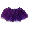 Purple Sparkle Running Tutu Skirt Costume For Girls, Women, Plus