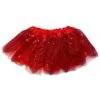 Red Sparkle Running Tutu Skirt Costume For Girls, Women, Plus