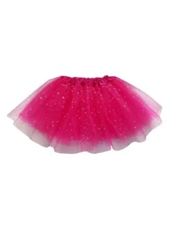 Hot Pink Sequin Heart Tutu Skirt Costume For Toddler, Girls, Women, Plus -Sydney So Sweet Sequin Heart HP