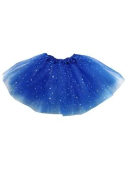 Royal Blue Sequin Heart Tutu Skirt Costume For Toddler, Girls, Women, Plus
