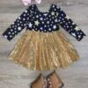 Shining Star Girls Gold Sequin Special Occasion Dress -Sydney So Sweet ShiningStarGirlsGoldSequinSpecialOccasionDress
