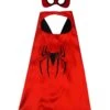 Red & Black Superhero Cape & Mask Costume Dress Up Cosplay Set - Kids & Adults -Sydney So Sweet Spiderman