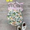 Squeeze The Day Baby Tie Strap Bubble Romper -Sydney So Sweet SqueezetheDayBabyTieStrapBubbleRomper