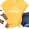 Sunkissed Yellow Women's Jersey Short Sleeve Graphic Tee 2 Sunkissed Yellow Women's Jersey Short Sleeve Graphic Tee -Sydney So Sweet SunkissedGold