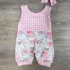 Sweet Rosebud Baby Bubble Romper
