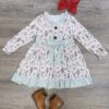 The Little Things Gingham Ruffle Trim Christmas Dress -Sydney So Sweet The Little Things Gingham Ruffle Trim Christmas Dress