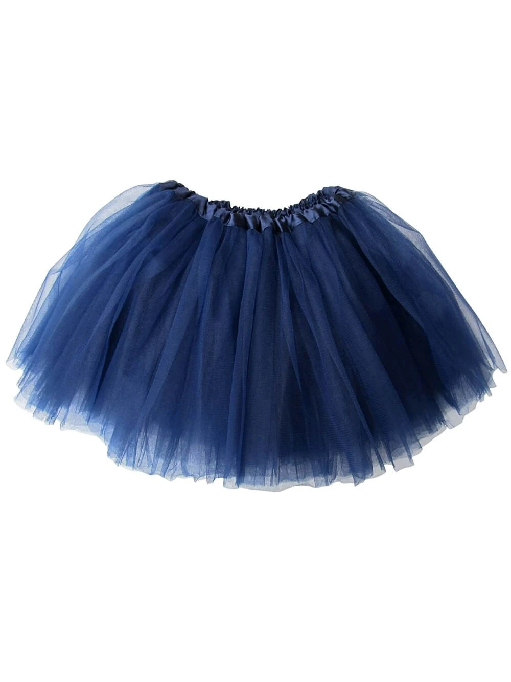 Navy Blue Tutu Skirt For Girls – 3-Layer Tulle Ballet, Dance, And Dress-Up Costume Skirt 4 Navy Blue Tutu Skirt For Girls – 3-Layer Tulle Ballet, Dance, And Dress-Up Costume Skirt - Image 2
