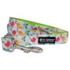 Tweet Birds Green & Blue Fun & Bright Summer Dog Leash