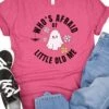 Who's Afraid Of Little Old Me Women's Graphic T-Shirt -Sydney So Sweet Who sAfraidHeatherRaspberry