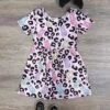 Wild About My Peeps Girls Short Sleeve Animal Print Dress -Sydney So Sweet WildAboutMyPeepsGirlsShortSleeveAnimalPrintDress