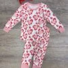 Wild At Heart Girls Long Sleeve Pink & Red Pajamas -Sydney So Sweet WildatHeartGirlsLongSleevePink RedPajamas