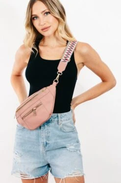 Fame PU Leather Crossbody Bag With Removable Strap