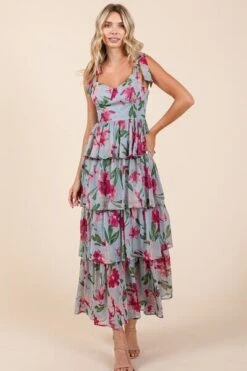 Mittoshop Layered Floral Sweetheart Neck Maxi Dress -Sydney So Sweet a1711029 d07f 445f 9e51 42d8cfda6cab Min