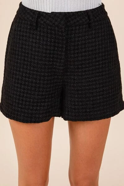 Mittoshop Tweed Classic Shorts With Side Pockets 4 Mittoshop Tweed Classic Shorts With Side Pockets - Image 2
