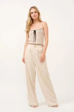 And The Why High-Rise Wide Leg Linen Blended Pants 15 And The Why High-Rise Wide Leg Linen Blended Pants -Sydney So Sweet a3f5089f599f4958af30bbcbf7fc877d Max Origin