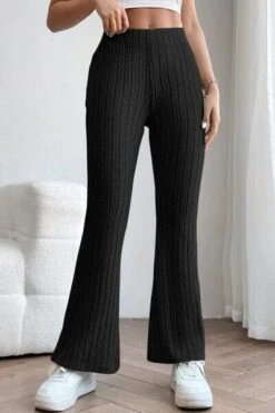 Basic Bae Full Size Ribbed High Waist Flare Pants -Sydney So Sweet a58e1da6 40c6 4a0d abc0 140821bf7a54 Min