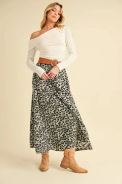 Aemi+Co Leopard Midi Skirt -Sydney So Sweet a6c4941c1ea24d8cb4eec88ff8455697 Max Origin