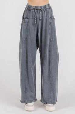 Mittoshop Mineral Wash Elastic Waist Barrel Leg Baggy Pants -Sydney So Sweet a8ae6adc 3ca1 43e1 aef7 a83d5379a84c Min