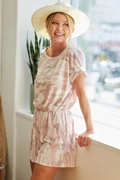 BiBi Camo Print French Terry Romper With Side Pockets -Sydney So Sweet aae3beca4034444db881057fef93d6e9 Max Origin