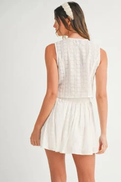 MABLE Eyelet Lace Top And Mini Skirt Set -Sydney So Sweet ab824a1a45e44c74af1d704f43557461 Max Origin