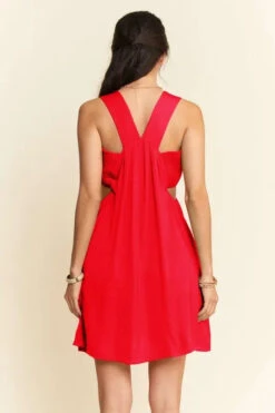 Davi & Dani Washed Satin Cutout Skirt Bandeau Mini Dress -Sydney So Sweet acb6dd912680418b9e8e68086b1f50cd Max Origin