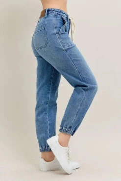 Judy Blue Full Size High Waist Denim Jogger Plus Size -Sydney So Sweet aec7ede0bb414b1e885f18377088b439 Max Origin