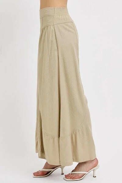 RISEN Shirring Detail Wide Leg Pants 6 RISEN Shirring Detail Wide Leg Pants - Image 4