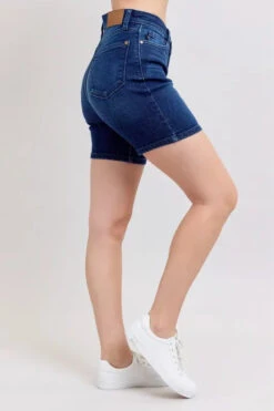 Judy Blue High Waist V-Front Bermuda Denim Shorts -Sydney So Sweet b25e0544762c4383946d7d544f65f7a7 Max Origin