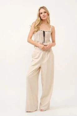 And The Why High-Rise Wide Leg Linen Blended Pants 16 And The Why High-Rise Wide Leg Linen Blended Pants -Sydney So Sweet b6a7ecaf1dd44eb1b9b5348e329f5473 Max Origin