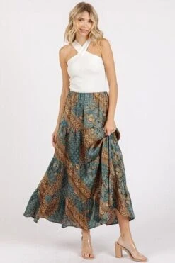 Mittoshop Paisley Patchwork Print Satin Maxi Skirt 10 Mittoshop Paisley Patchwork Print Satin Maxi Skirt -Sydney So Sweet b9b7ab59 29e9 4552 a077 6cf96dff1e41 Min