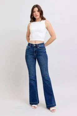 Judy Blue Full Size High Rise Flare Jeans With Pockets Plus Size -Sydney So Sweet bb0a993d f215 4dfa 85e2 e75eec27bee2 Max