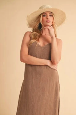 Aemi+Co Side Button Midi Cami Dress 17 Aemi+Co Side Button Midi Cami Dress -Sydney So Sweet bd672deaa9d240b98bf5b6118b4b1112 Max Origin