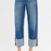 RISEN Full Size Tummy Control Mid Rise Crop Wide Cuffed Jeans Plus Size -Sydney So Sweet bf5ceef83a4a441da50d08022b7246eb Max Origin