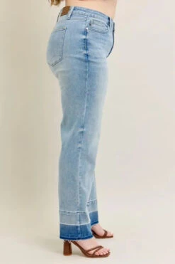 Judy Blue Full Size Mr Release Hem Wide Leg Jeans Plus Size -Sydney So Sweet c4e70f9e 58de 41be bf3d 94b609ea7c20 Max Origin