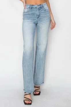 RISEN Full Size High Rise Straight Jeans Plus Size