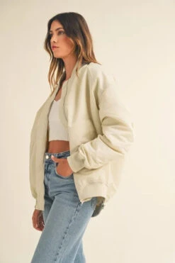 MABLE Back Ruched Utiltiy Bomber Jacket -Sydney So Sweet c73eb8d2db9c4ac0a62627ead874b86f Max Origin