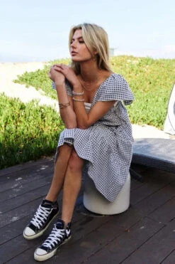 Davi & Dani Jacquard V-Neck Flutter Cap Sleeve Tiered Dress -Sydney So Sweet c7553808c250414a9eff21a62d5c2f56 Max Origin