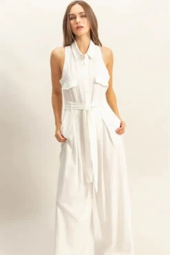 HYFVE Sleeveless Tie Waist Wide Leg Jumpsuit -Sydney So Sweet c955ca09 e68b 400c 97bc 1f20f64511c6 Max Origin