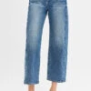 RISEN High Rise Crop Length Barrel Adjustable Waist Band Jeans -Sydney So Sweet cfb77479ebfa4a96977e13867464e9cb Max Origin